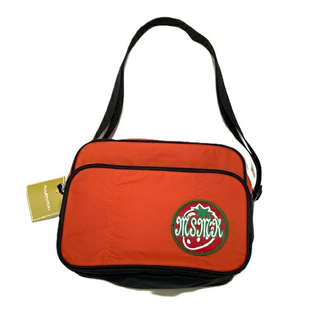 Rakuten - 【SALE】MISATOMIKI　ワッペン幼稚園バッグ　オレンジ軽い/ジップタイプ/シンプルおでかけ