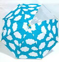 Orange bonbon(オレンジボンボン)傘 子供用 カサ アンブレラ ≪くも柄サックス≫入園準備用品/入学準備用品傘 キッズ 子供用(4)