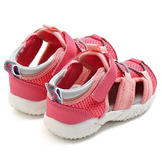 あんさんぶるのAmpersand アクティブサンダル　ピンク　メッシュ仕様/かけっこが大好きなお子様にポイント10倍/｜アングル2