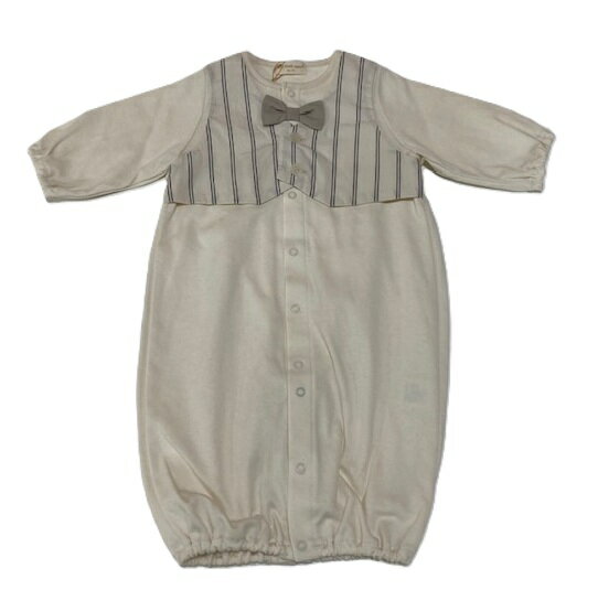 【品質】　　 本体　　　綿100% 日本製 ☆股ボタンをはめ変えるとズボン型になります☆ 　 表示サイズ 参考年令 身長 体重 帽子（表示） シューズ・ソックス 70 6ヶ月 70(cm) 9(kg) 46(cm) 11−13(cm) 80...