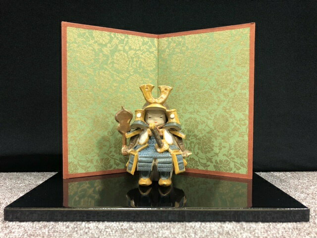 【お祝いラッピング無料】【送料込み】/五月人形/子供大将飾り/陶器/ギフト/初節句上品/強さの象徴/勇ましい