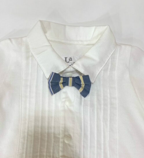★★送料込み★★【la　stella】蝶ネクタイ付き★長袖ドレスシャツ/セレモニーセットパ...