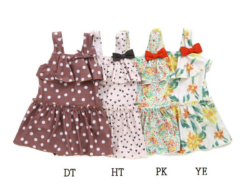 Rakuten - ★送料込★入荷しました【OCEAN　&　GROUND】GIRL'S 水着 リボンツキフレアワンピース/花柄オーシャンアンドグラウンド