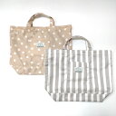★送料込★【OCEAN & GROUND】絵本バッグ/レッスンバッグ DT(ドット)&ST(ストライプ)柄★おけいこ/バッグ幼稚園バック/シンプルお名前タグ入れ/女の子/男の子/おしゃれ軽い/ナイロン系/トートバッグ
