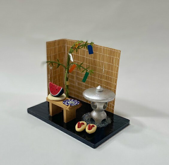 【和風モダン】四季いろどり 七夕 日本製 / 卓上飾り/インテリア/昭和/昔ながら/和/モダンな小物 [2]