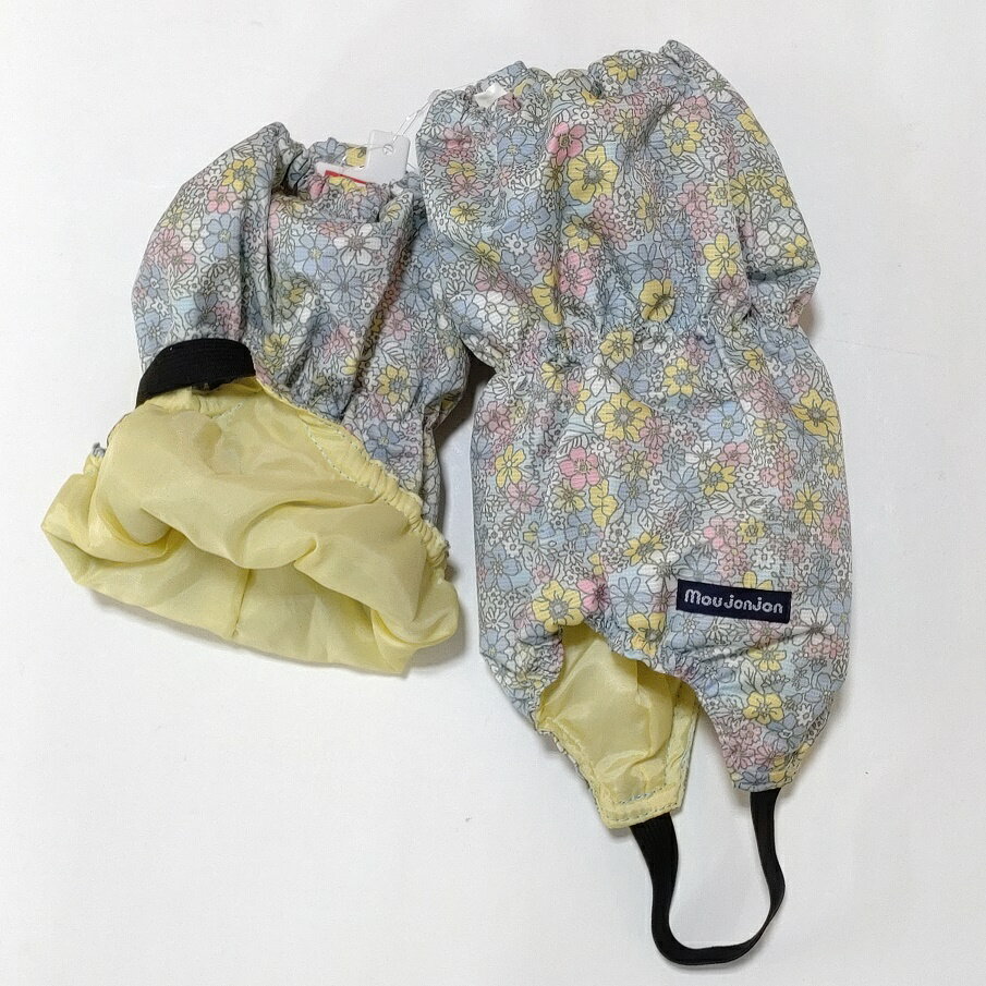 ★送料込み★【moujonjon】雪国仕様 『小花柄/BU』キャハン/あしぼそ水をはじく撥水加工/ポリエステルオ..