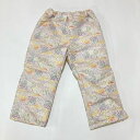 ★送料込み★【Jolly Jury】雪国仕様 柄入りスノーパンツ 小花柄/パープル/ポリエステルオックス防水加工パンツ 90cm/95cm/100cm/110cm/120cm耐水圧2000/女の子