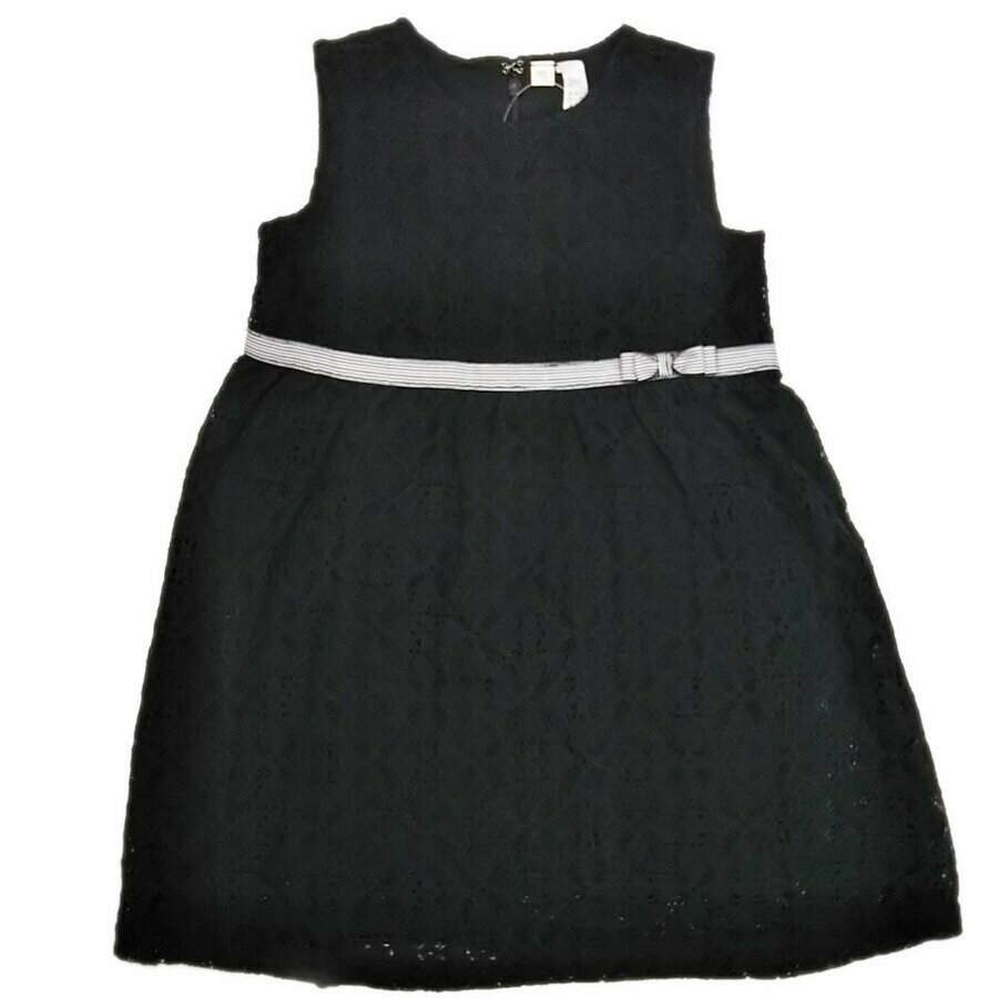 ☆送料無料☆訳あり　レースワンピース　ホワイトセレモニー/発表会/入学式/結婚式かわいい・女の子・ワンピース・お花柄・レース・裏地付き・後ろファスナー