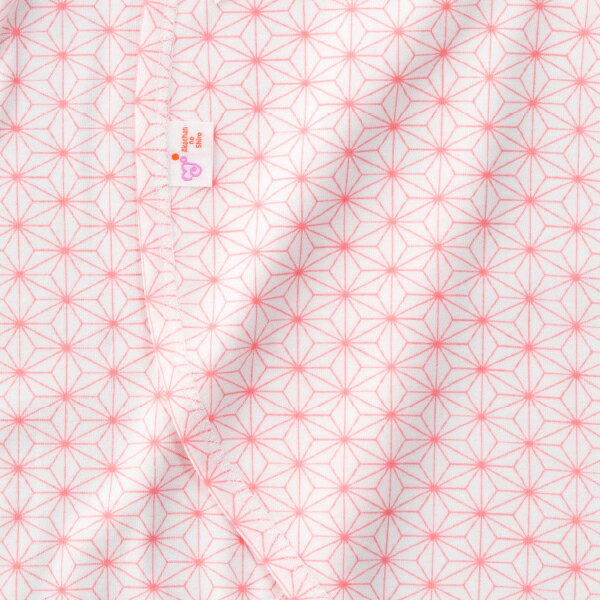 【赤ちゃんの城】 麻の葉 コンビ肌着 ピンク・...の紹介画像3