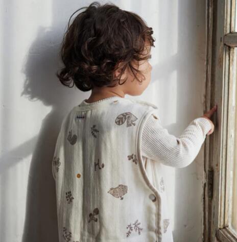 10mois　minori コットンテンセル 3重ガーゼスリーパー　ベビーサイズ 2