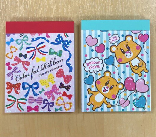 デラキュート デザインメモプチギフト/お子様/お誕生会ふうせんベア・カラフルリボン