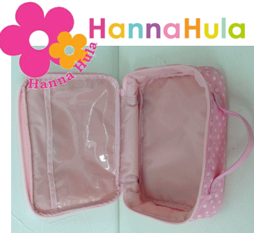 ★★ポスト投函送料100円☆★【Hanna hula】 ハンナフラ【訳ありに付きお値引】マルチポーチ おむつポーチ