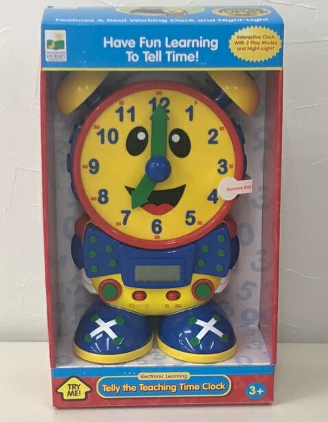 ★telly the teaching time clock　時計遊び　英語が学べる/クリスマス/誕生日ラッピング無料 3