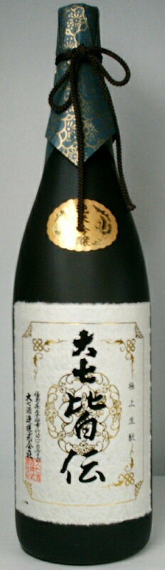 楽天えんしゅうや酒店【福島の地酒】「大七　皆伝　純米吟醸酒」1800ml　【化粧箱付　ご贈答用に最適 】