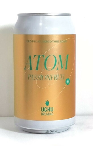 ATOM PASSIONFRUIT /アトム パッションフルーツ 350ml缶 【うちゅうブルーイング アトムシリーズ TROPICAL SMOOTHIE SOUR】 ATOM PASSIONFRUIT /アトム パッションフルーツ 350ml缶 【うちゅうブルーイング アトムシリーズ TROPICAL SMOOTHIE SOUR】