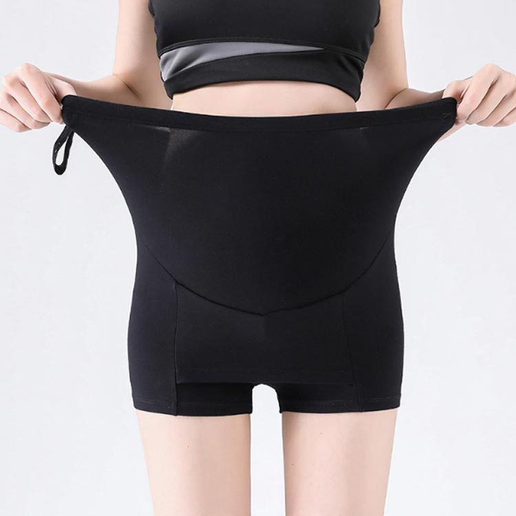 ENT-SELECTの下着 インナーパンツ ペチパンツ ペチパンツ ペチコート マタニティ アジャスター付き 3分丈 部屋着 透け防止 Yラインカバー ハイウエスト マタニティショーツ 薄手 ストレッチ性 通気性 見せパン 薄手｜アングル2