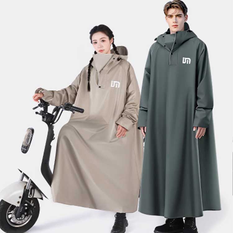 M-2XL レインウェア リュック対応 バイク レインコート 超撥水 大きいサイズ レディース ロング メンズ 原付 自転車 梅雨対策 レインポンチョ 男女兼用 防水防風 雨具 雨合羽 豪雨対応 軽量 通勤通学 母の日 父の日 ent-select-10002117 ENT-SELECT サンプル画像2
