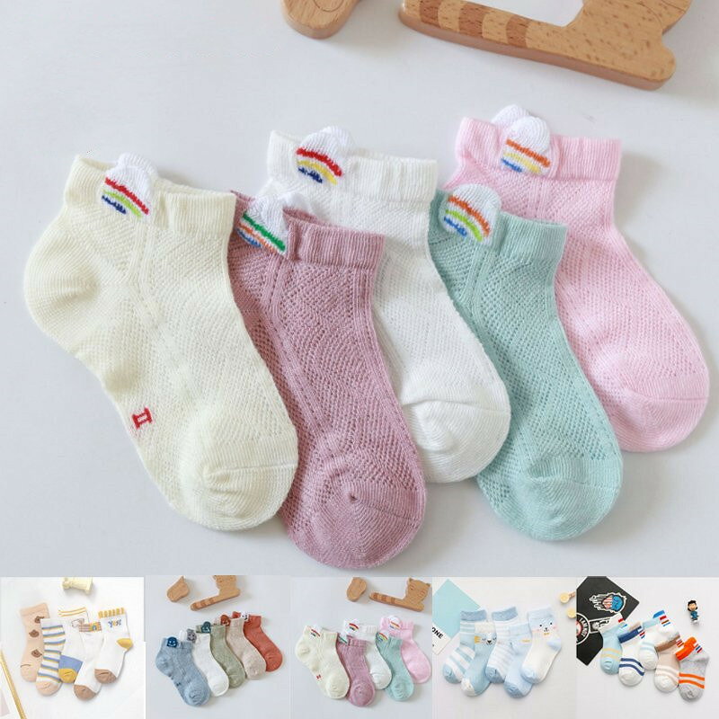 【楽天スーパーSALE】選べる 5足 女の子 ベビー 幼稚園 小学生 キッズ スニーカーソックス キッズ 靴下 靴下 男の子 キッズ 保育園 通学 可愛い ジュニア