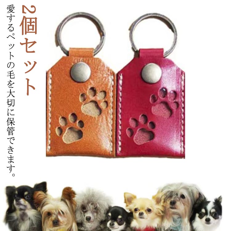 肉球のカタチ ペット 遺毛入れ ペット 2個セット 入れ ペット キーホルダー 毛を保管する 猫 ひげケース ペット 毛 犬 2個セット うさぎ メモリアルグッズ キーリング ペット 遺毛 お守り 遺毛 小動物 ペット仏具 携帯 持ち歩き