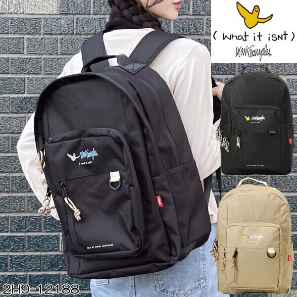 リュック (What it isNt) ART BY MARK GONZALES BACKPACK マルチファンクショナルバックパック 2H9-12188 デイバッグ 学生 通学 B4