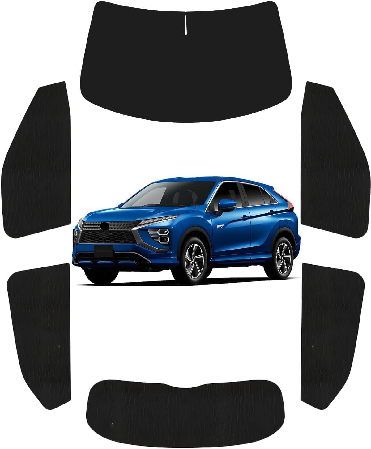 Rakuten - ★期間限定P3倍！★【三菱 エクリプスクロス Eclipse Cross 専用 】サンシェード新型 全面 フルセット 日除け 車中泊 断熱 遮光 UVカット 専用アクセサリー 車種専用 プライバシー保護 暑さ対策 車用 仮眠 UVカット 盗難防止 日除け 取付簡単 2018年3月～2020年12月