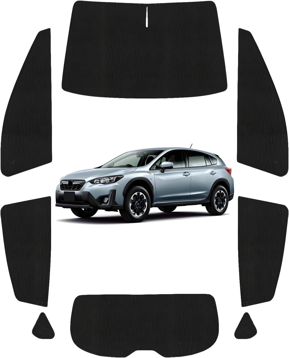 【スバル XV GT系 専用】サンシェード全面 フルセット 車中泊 日除け 断熱 UVカット 専用アクセサリー車中泊 ブラックメッシュサンシェードニッサン スズキ XV GT系 車種専用 プライバシー保護 暑さ対策 車用 仮眠 UVカット 盗難防止 日除け 取付簡単