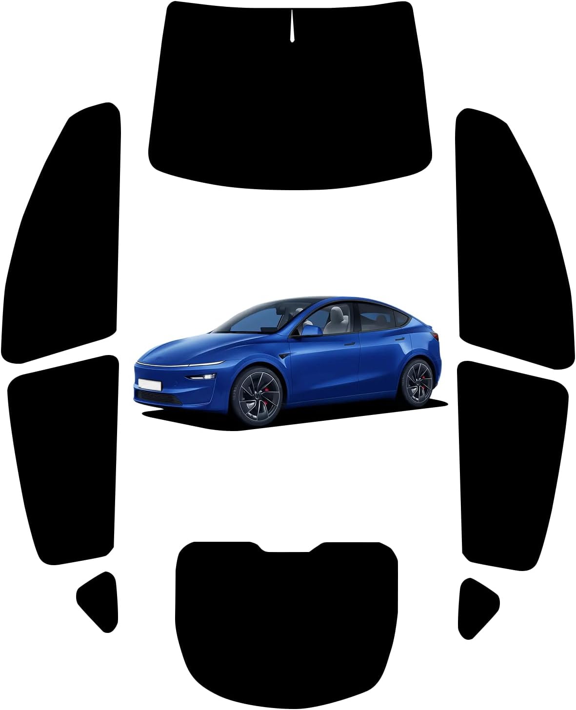 サンシェード全面 フルセット 車中泊 日除け 断熱 UVカット 専用アクセサリー車中泊 ブラックメッシュサンシェード 車種専用 テスラ Model Y Juniper プライバシー保護 暑さ対策 車用 仮眠 UVカット 盗難防止 日除け 取付簡単