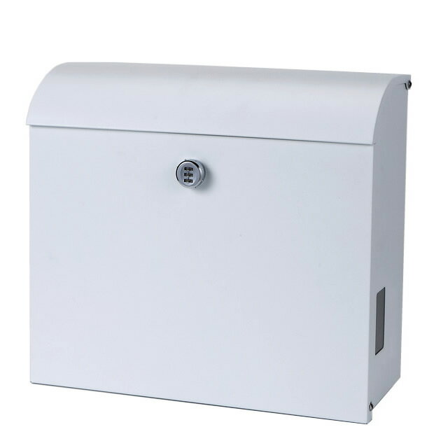 Rakuten - 丸三タカギ メール便最大サイズが投函可能 大容量 郵便ポスト メルポーチ MLP ホワイト色 ダイヤル錠付き