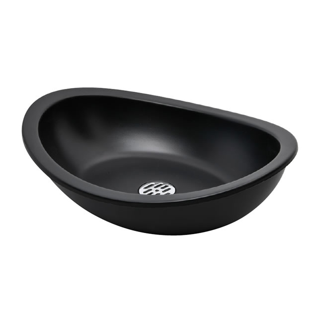 オンリーワン 水栓パン プレーンパン エリプス TK3-EELB ブラック