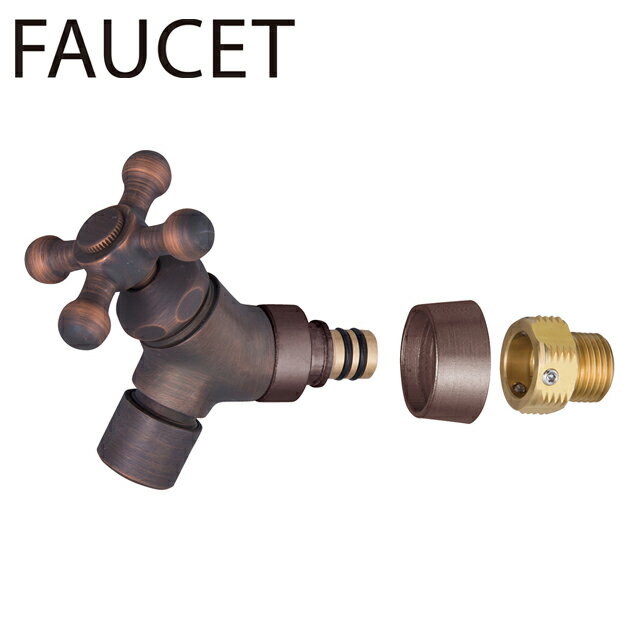 ユニソン 蛇口 イージーフォーセット 泡沫アダプターセット セピア