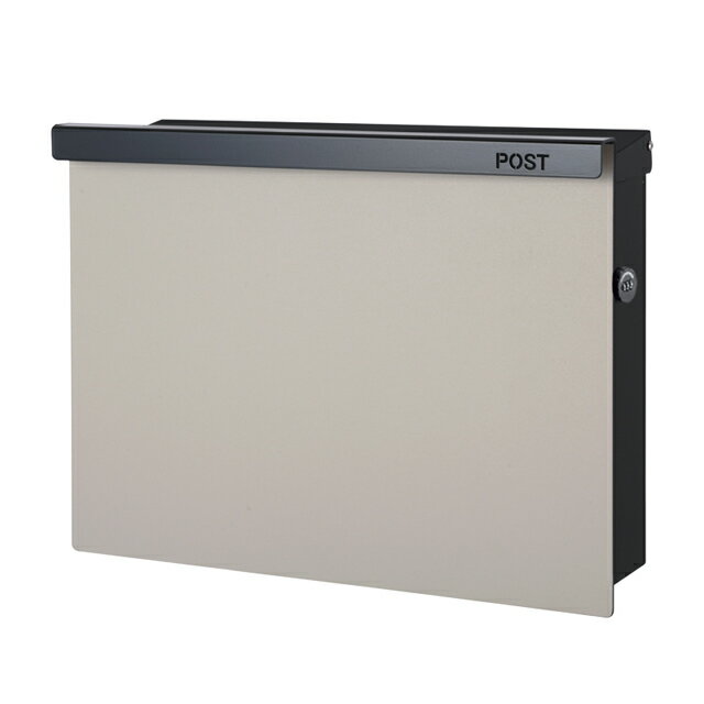 Rakuten - オンリーワン 郵便ポスト ノイエキューブ アラビカ GM1-EZA4-D 壁掛け仕様 D ベージュ ダイヤル鍵付き