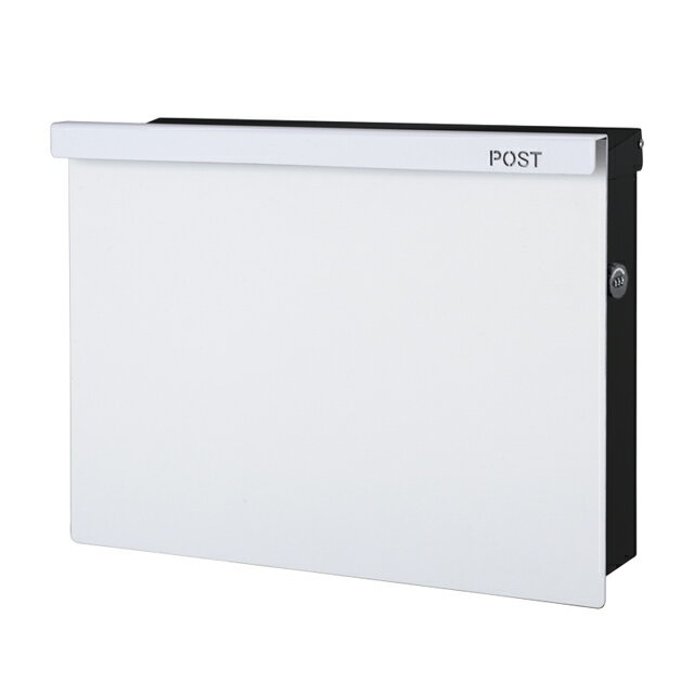 Rakuten - オンリーワン 郵便ポスト ノイエキューブ アラビカ GM1-EZA5-D 壁掛け仕様 D ホワイト ダイヤル鍵付き