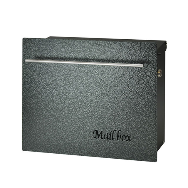 オンリーワン 郵便ポスト ノイエキューブ ハンマートーン グリーン GM1-EZ603-N 壁掛け仕様 シリンダー..