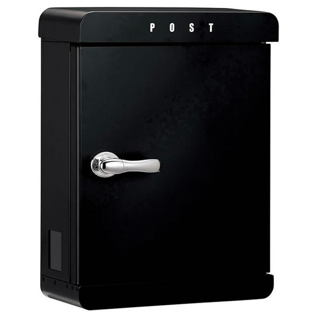 美濃クラフト 郵便ポスト PAST パスト PST-BK ブラック色 鍵付き