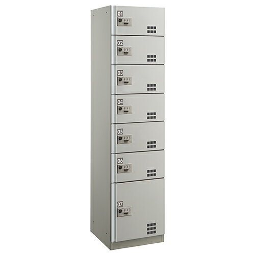 ダイケン　宅配ボックス D3型　ダイヤル錠タイプ(可変式)　スチール扉(ステンカラ...