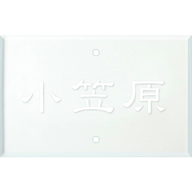 選べる書体 オーダー表札 四国化成 マイ門柱2型・3型・4型用 対応表札 SIE-A-3 幅1...