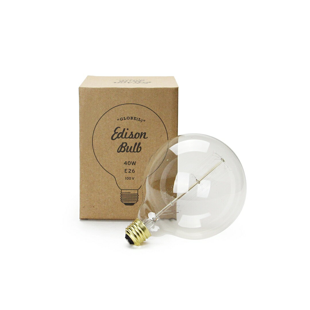 エジソンバルブ グローブ (L) / 40W / E26” Edison Bulb Globe (L) / 40W / E26” DETAIL ディティール 2939GL DETAIL