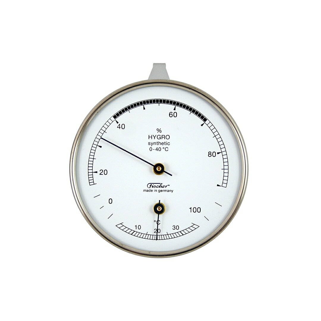 123T シンセティック ハイグロメーター ウィズ サーモメーター 123T Synthetic Hygrometer With Thermometer DETAIL ディティール 3411 Fischer-barometer