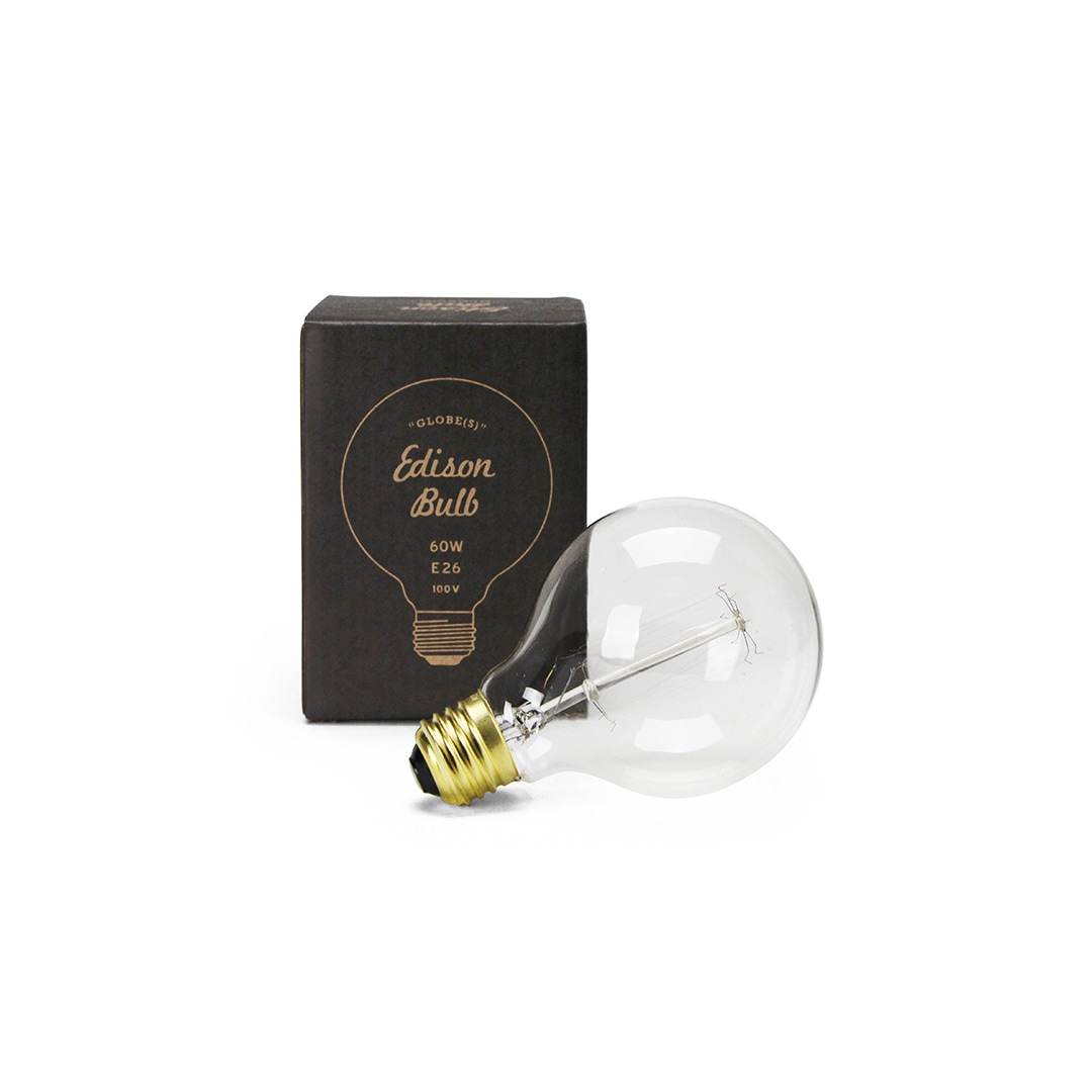 エジソンバルブ “グローブ (S) / 60W / E26” Edison Bulb Globe (S) / 60W / E26 DETAIL ディティール 293960GS DETAIL