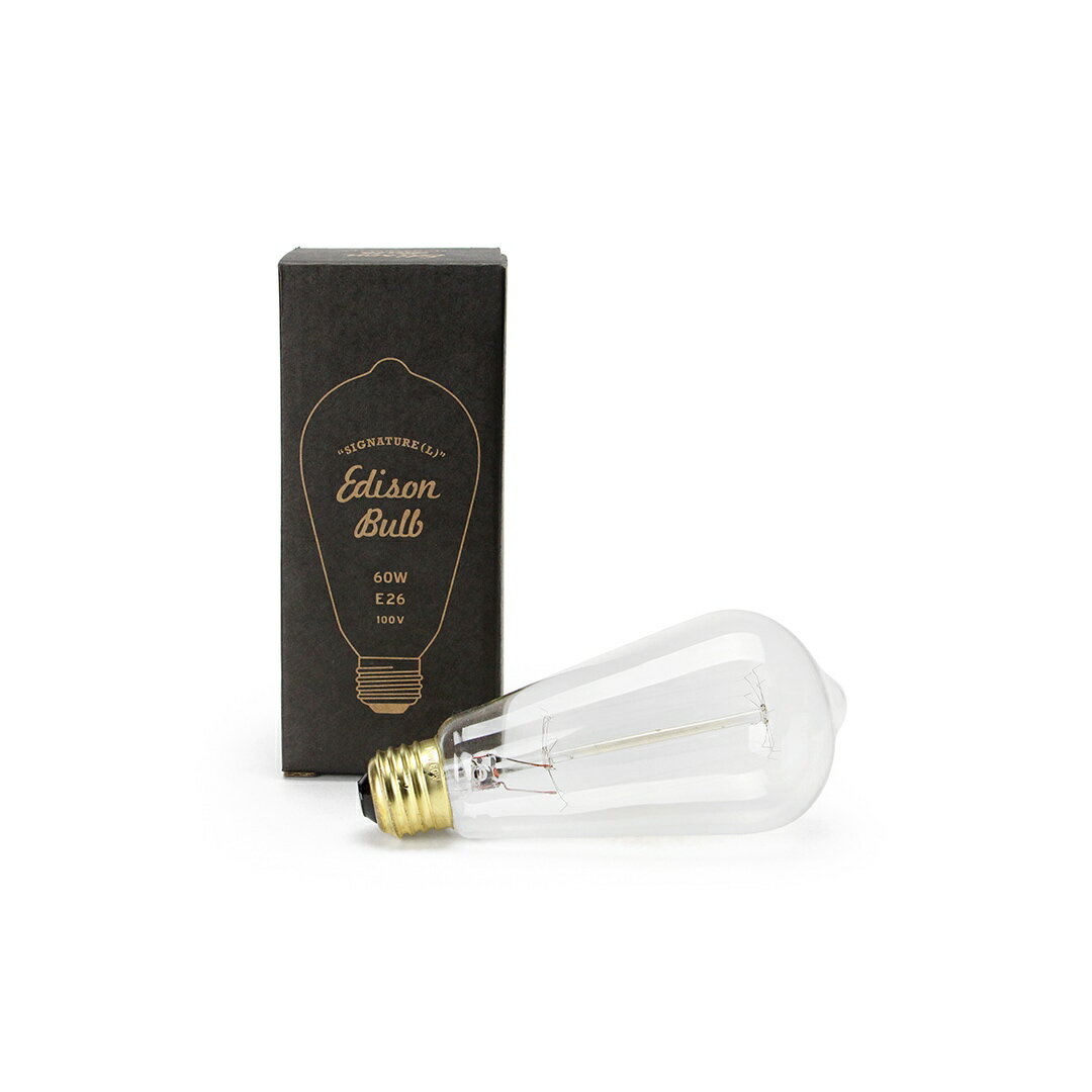 エジソンバルブ “シグネイチャー(L) / 60W / E26” Edison Bulb Signature(L) / 60W / E26 DETAIL ディティール 293960SL DETAIL