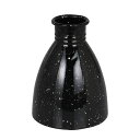 ダルトン DULTON エナメル フラワー ベース ベル ENAMELED FLOWER VASE BELL BLACK