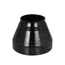 ダルトン 花瓶 ダルトン DULTON エナメル フラワー ベース マンサード ENAMELED FLOWER VASE MANSARD BLACK