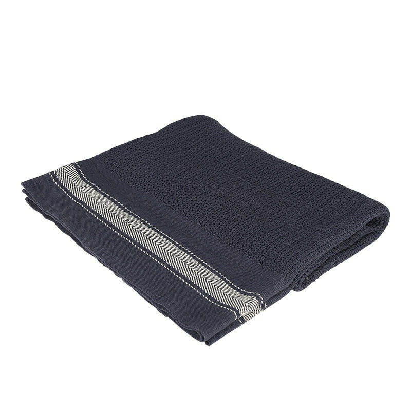 ダルトン DULTON リノ ウィーブ ブランケット LENO WEAVE BLANKET NAVY