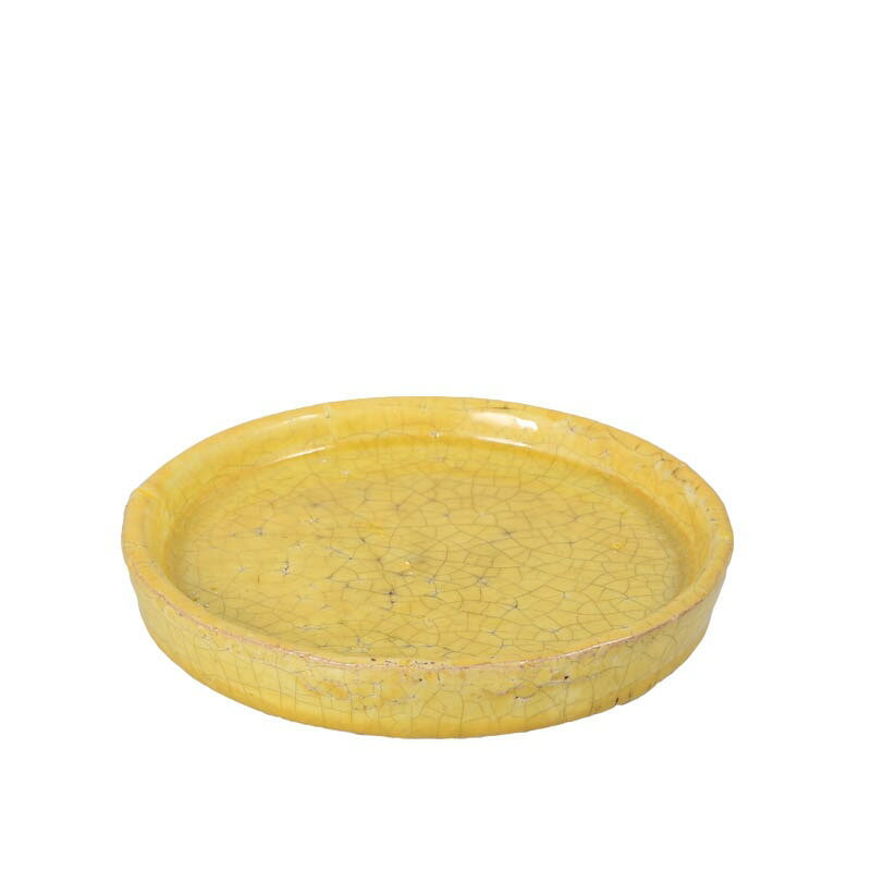 _g DULTON J[ O[Yh@\[T[ COLOR GLAZED SAUCER YELLOW CH14-G517YL