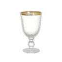 ダルトン DULTON グラス テーブルウェア オボ ゴブレット GLASS TABLEWARE OBO GOBLET GOLD RIM M-0516GD