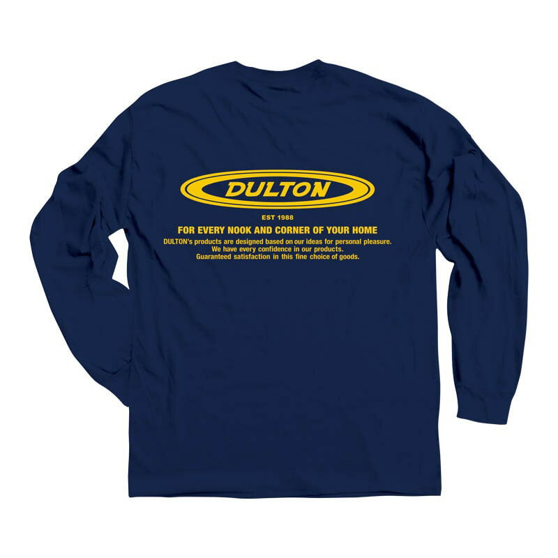 ダルトン DULTON ダルトン ロング Tシャツ オーバル ロゴ S DULTON LONG T-SHIRT OVAL LOGO S NAVY T22-0459S/NB