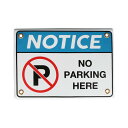 ダルトン DULTON エナメル ノーティス サイン ENAMELED NOTICE SIGN NO PARKING H20-0144NP