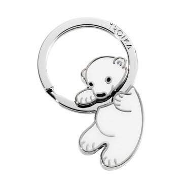 キーリング キーホルダー TROIKA トロイカ POLAR BABY ポーラーベイビー ホワイト TR-KR8-03/WH 白くまの赤ちゃん バッグチャーム 白熊 動物 鍵 アニマル クマ しろくま ブランド レディース 可愛い かわいい おしゃれ 大人 女性 ドイツ アニマル 代引き以外送料無料