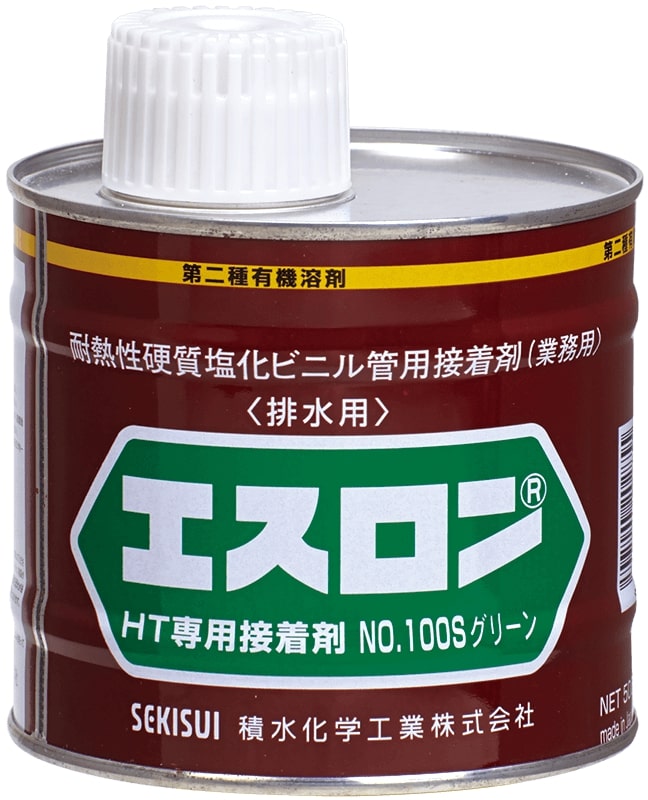 エスロン接着剤 No.100S グリーン 500g HT用 排水専用 積水化学工業 セキスイ SEKISUI 配管 排水