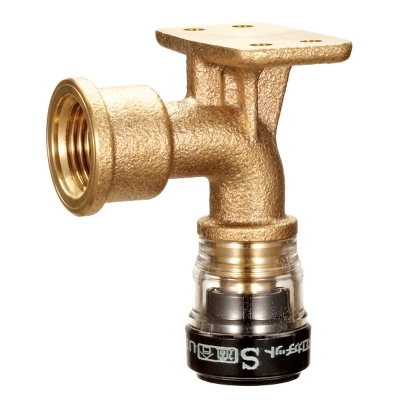 エスロカチット SMW13DL 台付給水栓エルボ 首長 13×Rp1/2 積水化学工業 セキスイ SEKISUI エスロン 架橋ポリエチレン管 樹脂管 配管 ワンタッチ 継手 平行めねじ